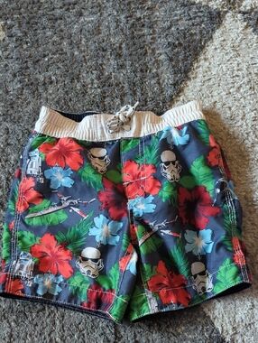 Gap Star Wars 3 Years Toddler  Hawaii Vacation Swim Trunks Lined